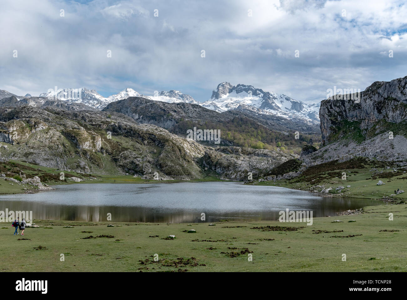 Les Lacs de Covadonga dans Parc national des Picos de Europa, Asturias, Espagne Photo Stock Alamy