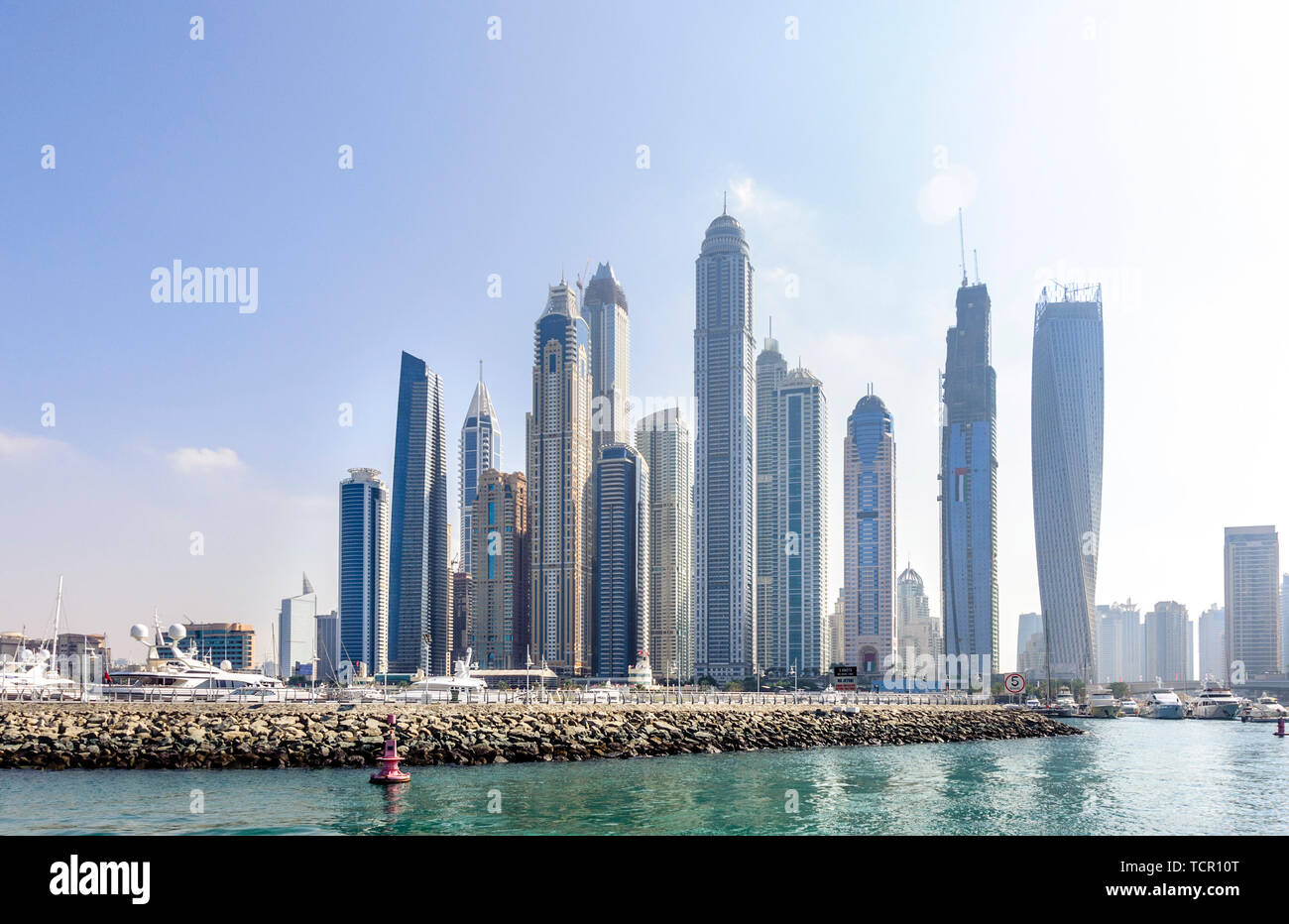 La baie de Dubaï Banque D'Images