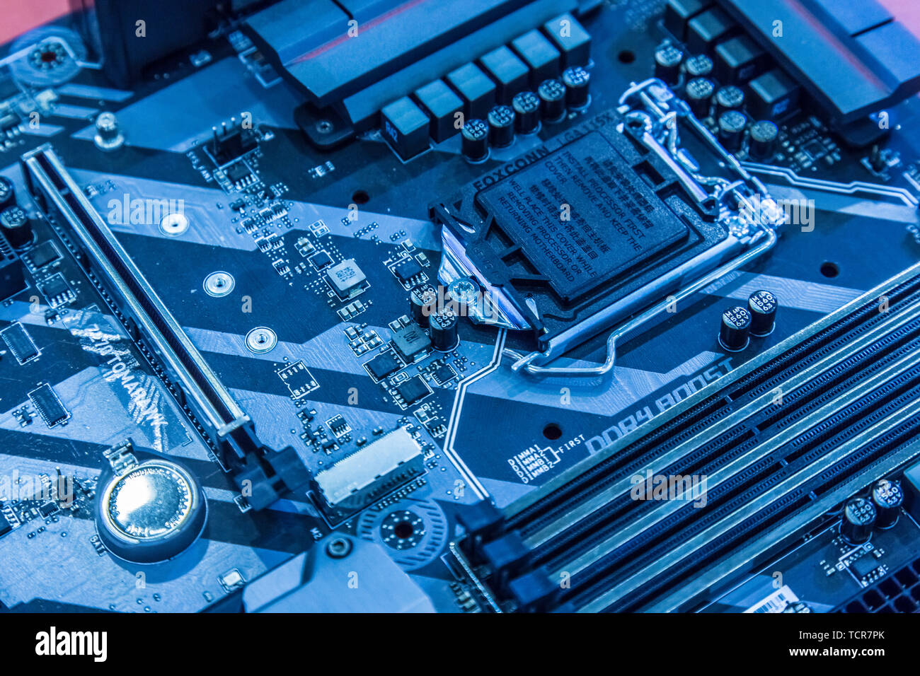 carte de circuit imprimé Banque D'Images