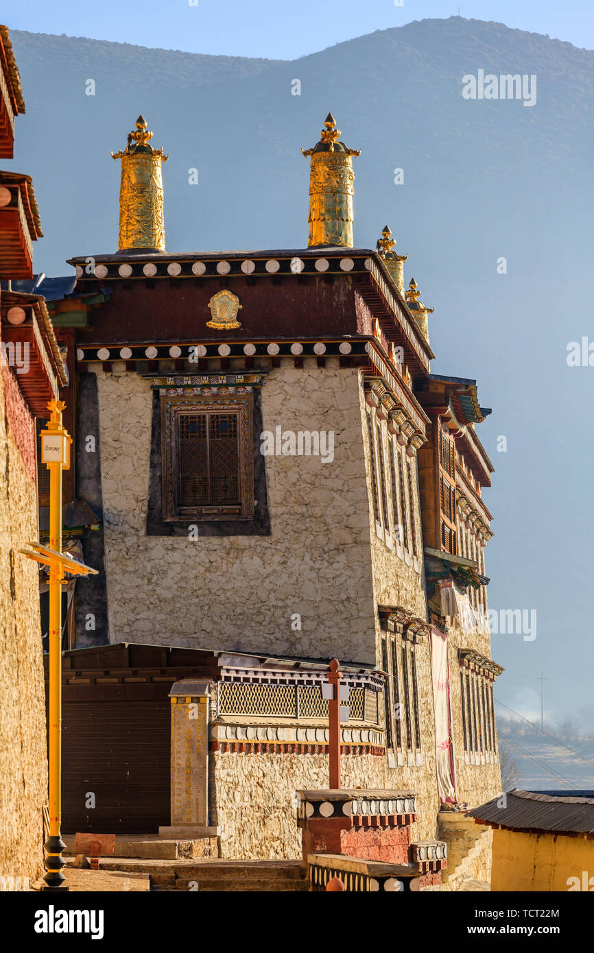 Temple Songzanlin Shangri-La (Petit Palais du Potala) Banque D'Images