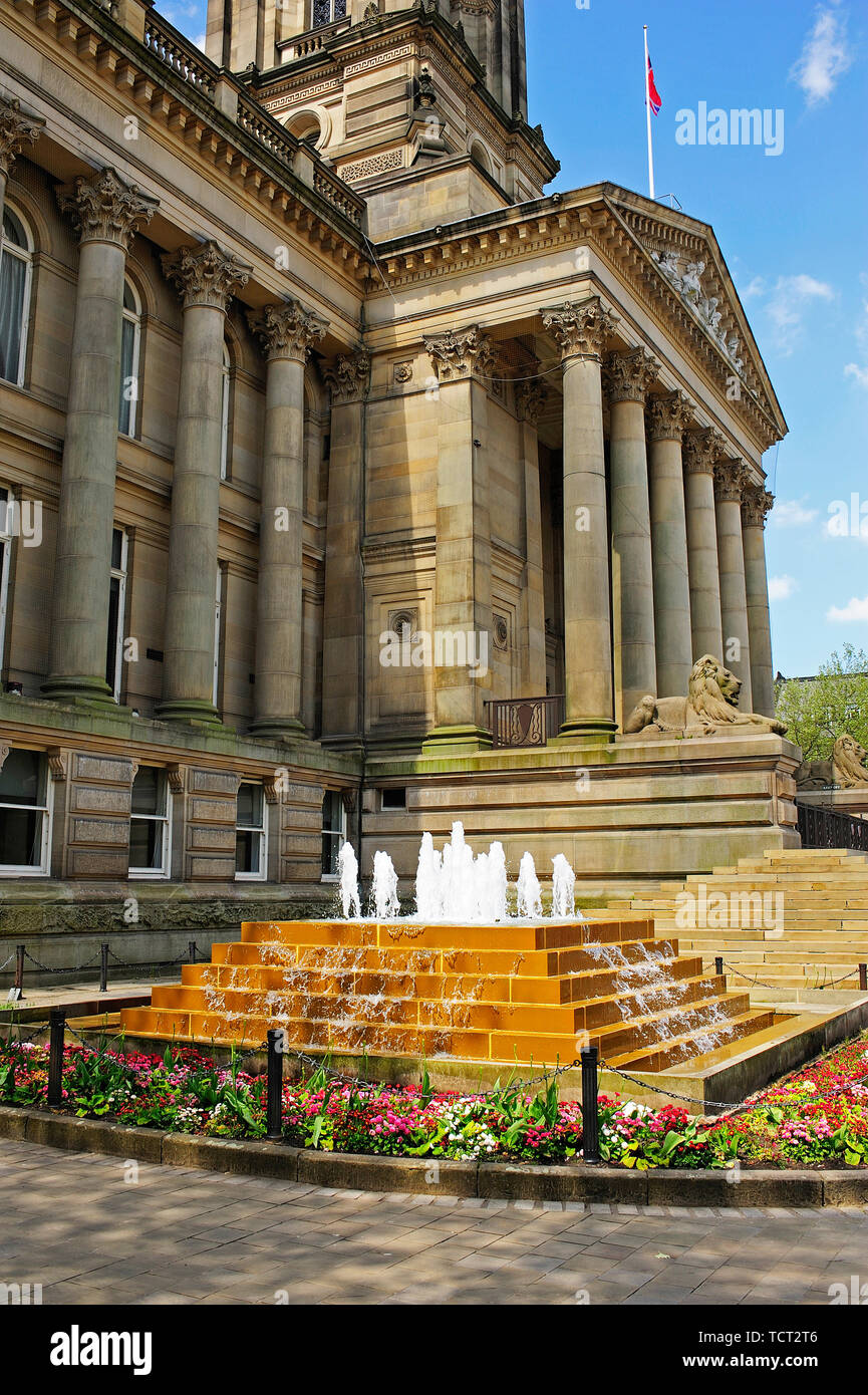 Hôtel de Ville de Bolton, Greater Manchester, Angleterre, Royaume-Uni Banque D'Images