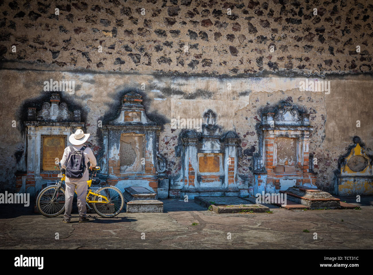 Convento Franciscano de San Gabriel arcángel (couvent de San Gabriel) est une église et couvent d'Cholula, Puebla, Mexique. Banque D'Images