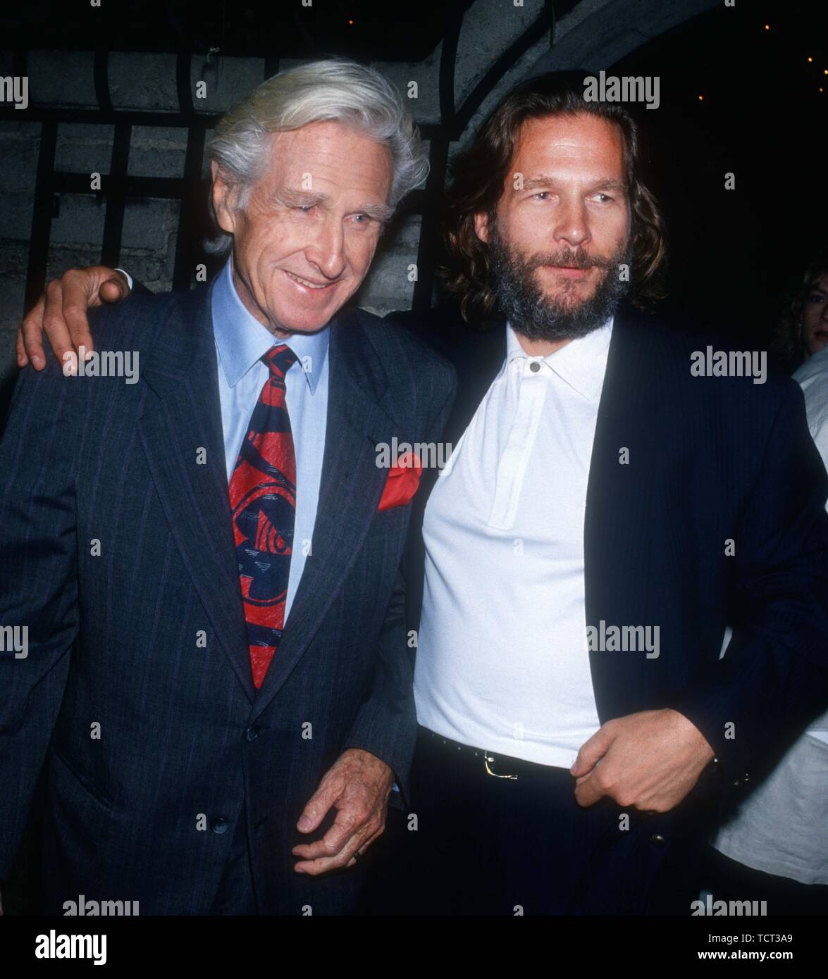 Lloyd Bridges et fils Jeff Bridges 1994 Michael Ferguson/PHOTOlink.net Banque D'Images