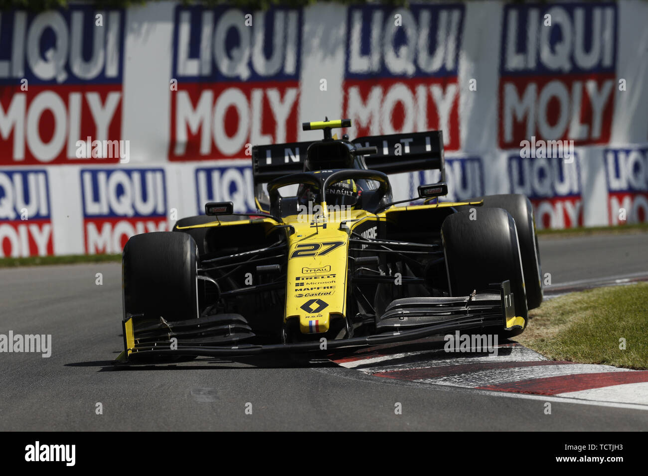 Sport Automobile : Championnat du Monde de Formule 1 de la FIA 2019, Grand Prix du Canada, # 27 Nico Hülkenberg (GER, Renault F1 Team), l'utilisation dans le monde entier 09.06.2019 | Banque D'Images