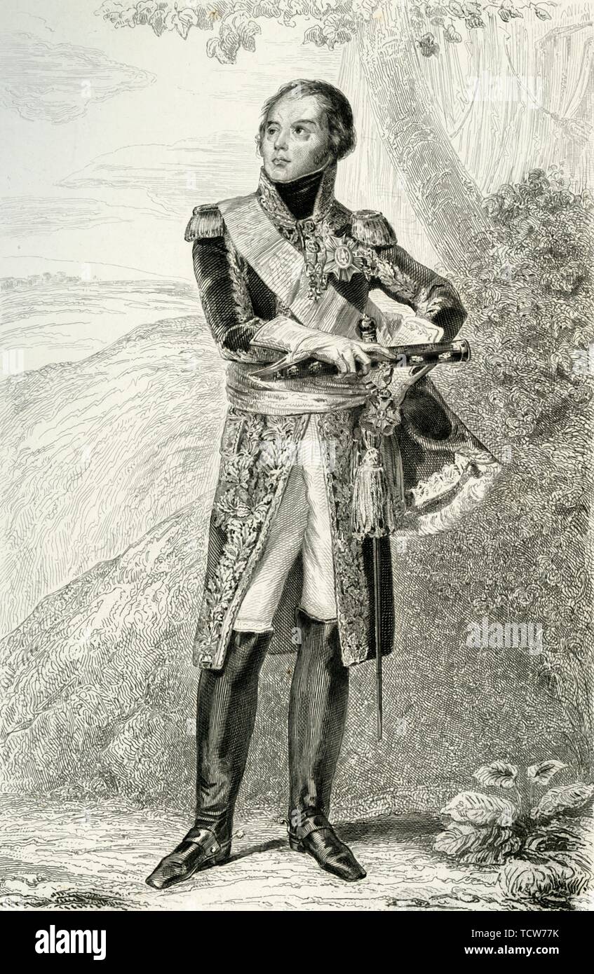 Étienne Jacques Joseph Alexandre MacDonald, 1804, (1839). Créateur : François Pigeot. Banque D'Images