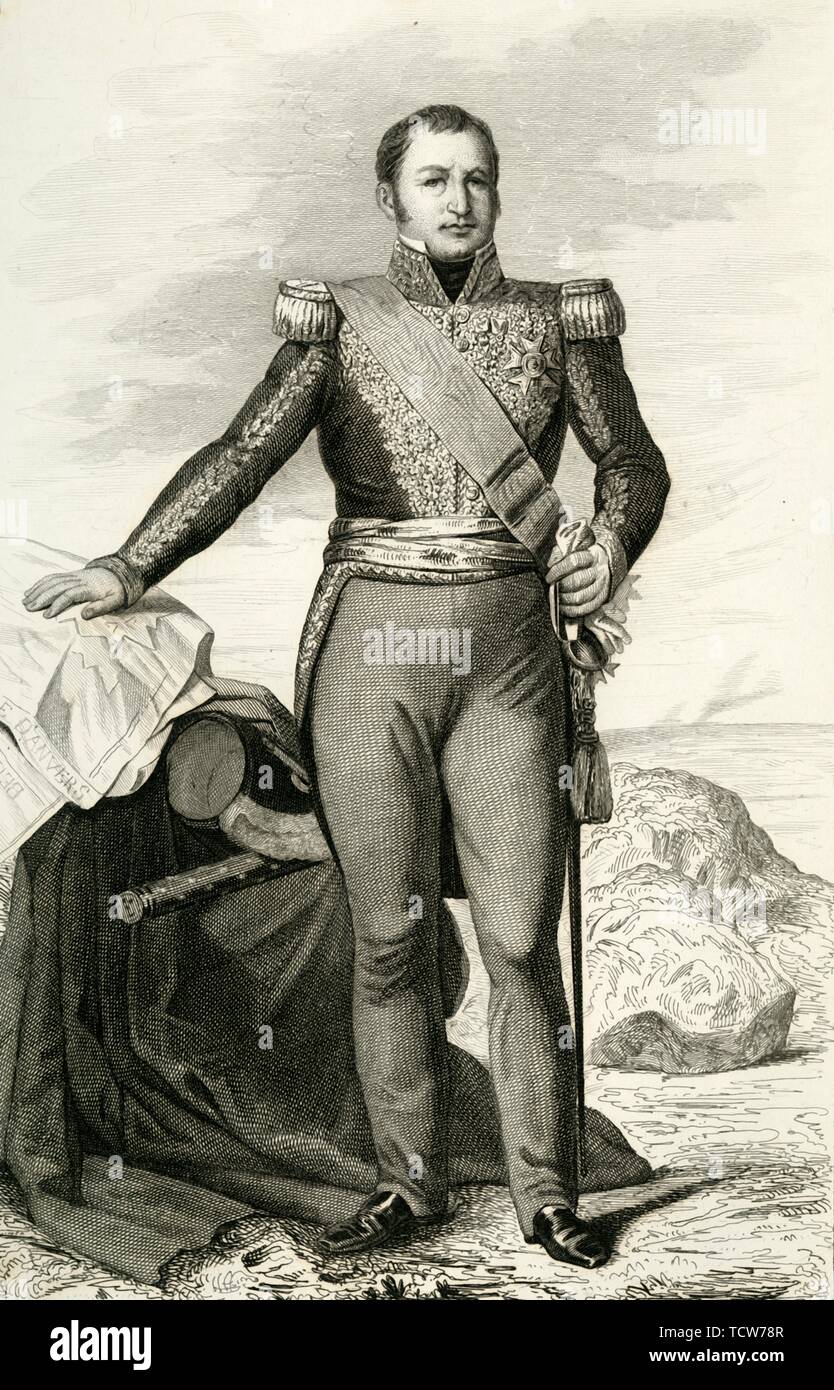 Étienne Maurice Gérard, 1804, (1839). Organisateur : Julien Léopold Boilly. Banque D'Images