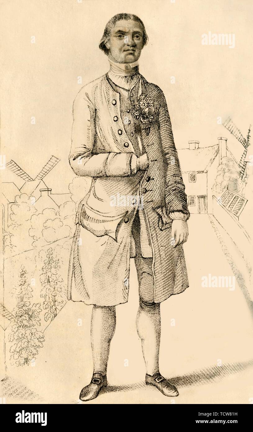 'Thomas Wood, le sobre Miller', 1821. Créateur : Robert Cooper. Banque D'Images