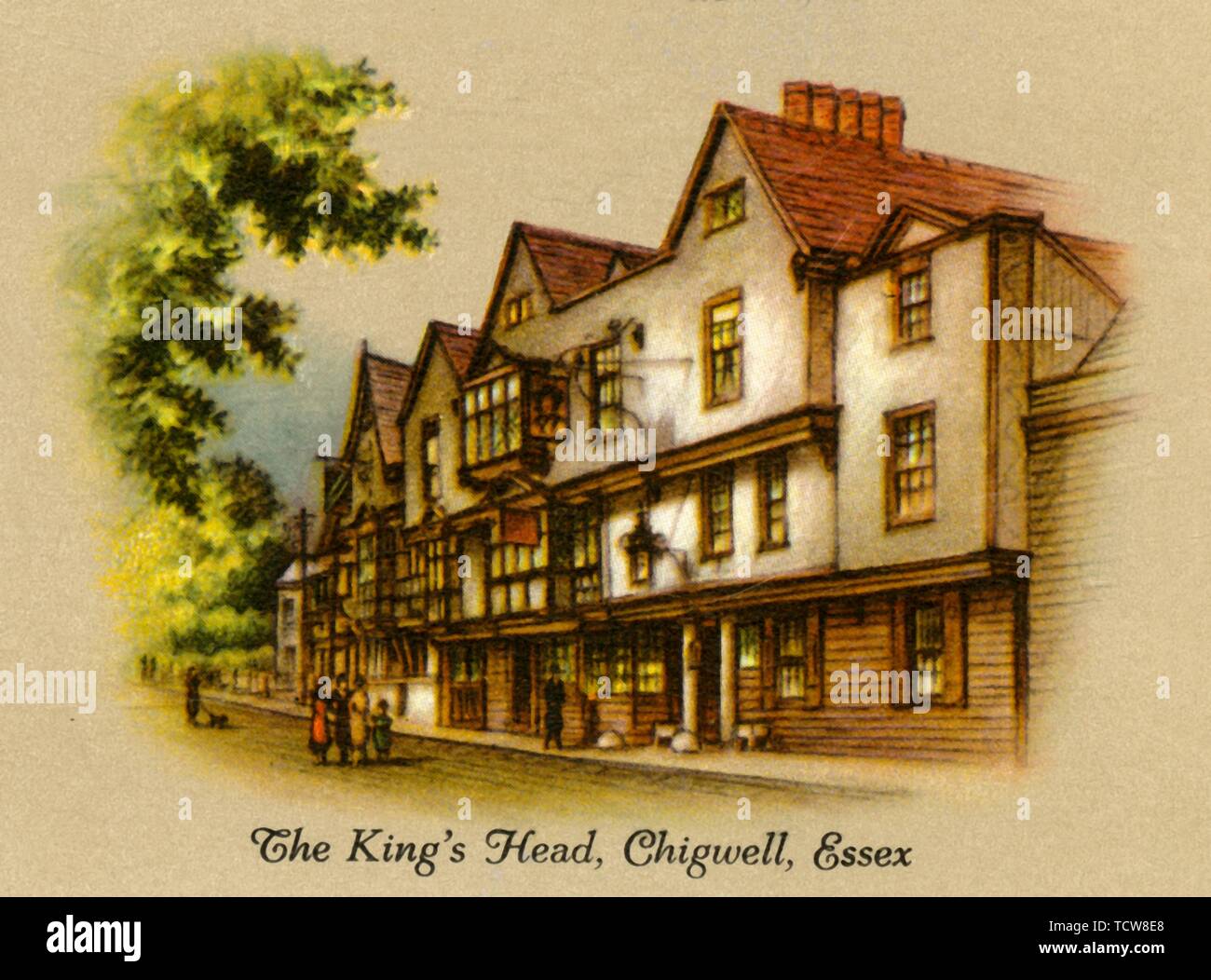 'La Tête du roi, Chigwell, Essex', 1936. Créateur : Inconnu. Banque D'Images