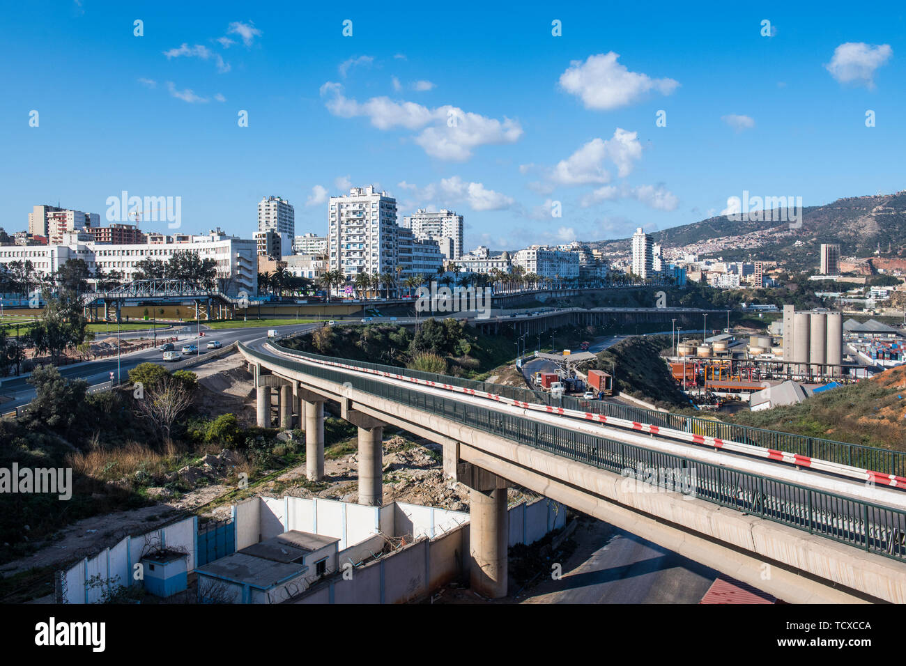 Vue sur Oran, Algérie, Afrique du Nord, Afrique Banque D'Images