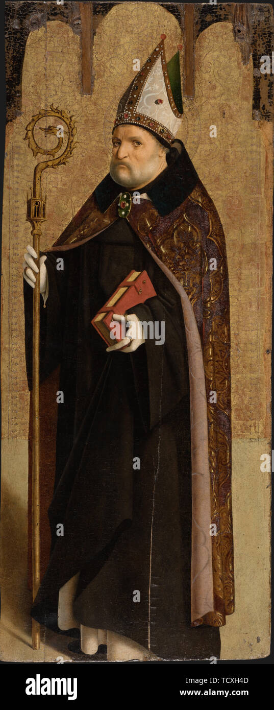 Saint Benoît de Nursie, ca 1470-1475. Organisateur : Antonello da Messina (ca 1430-1479). Banque D'Images