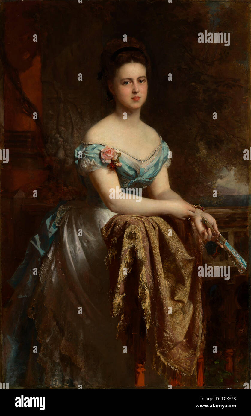 La grande-duchesse Maria Alexandrovna de Russie, (1853-1920), 1873. Organisateur : Richter, Gustav (Karl Ludwig) (1823-1884). Banque D'Images