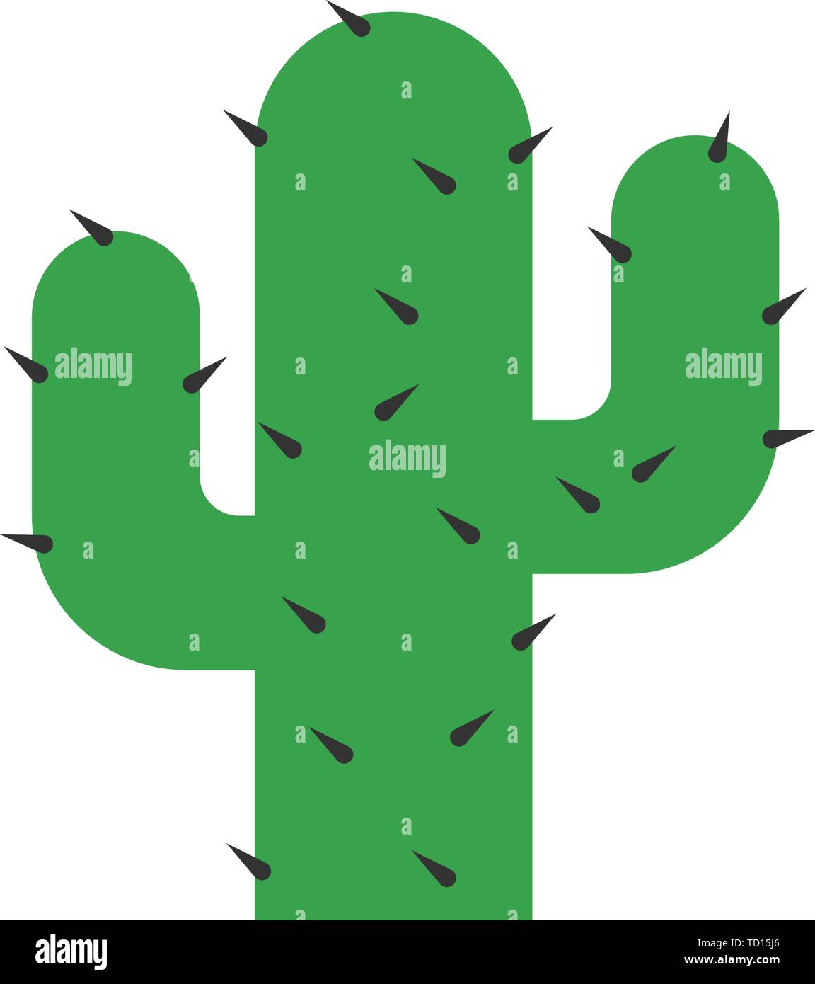 Modèle de conception de l'icône Cactus vector illustration Illustration de Vecteur