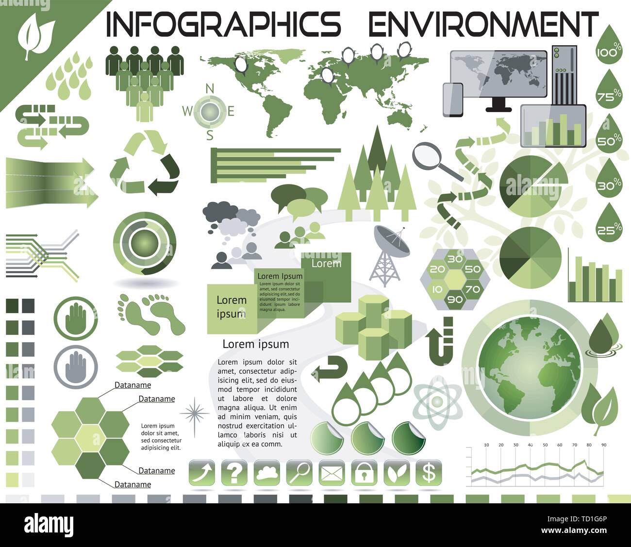 L'infographie Entreprise. Tous les objets regroupés séparément et facile à éditer, EPS10, Source Plan Référence : http-www.nasa.gov-images-content-484444main firem Illustration de Vecteur