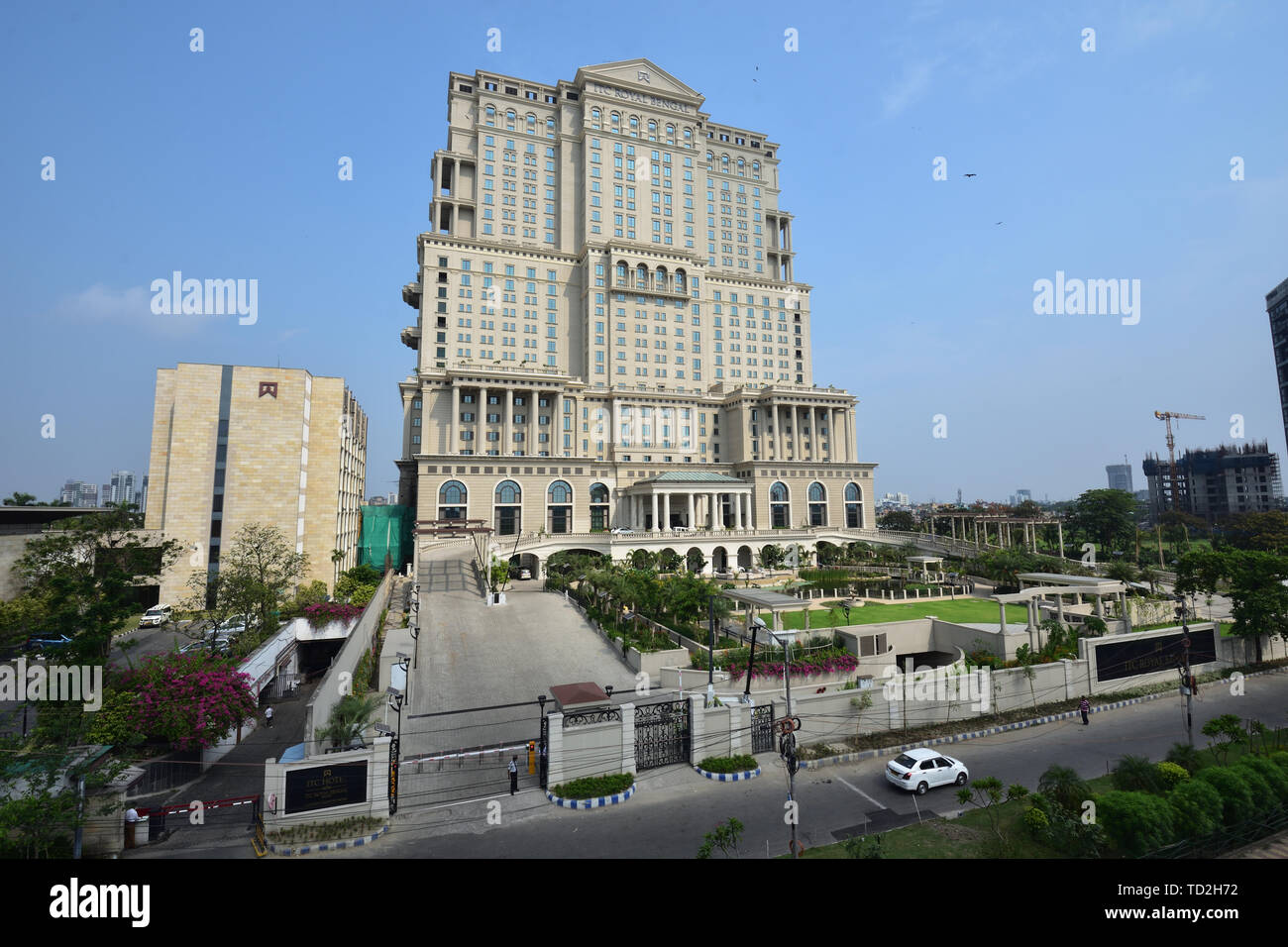 Kolkata, Inde. 11 Juin, 2019. L'ITC Royal Bengal hôtel le jour d'ouverture. C'est 133 mètres de haut avec 456 chambres de l'ITC Sonar et de l'ITC Royal Bengal hotel Banque D'Images