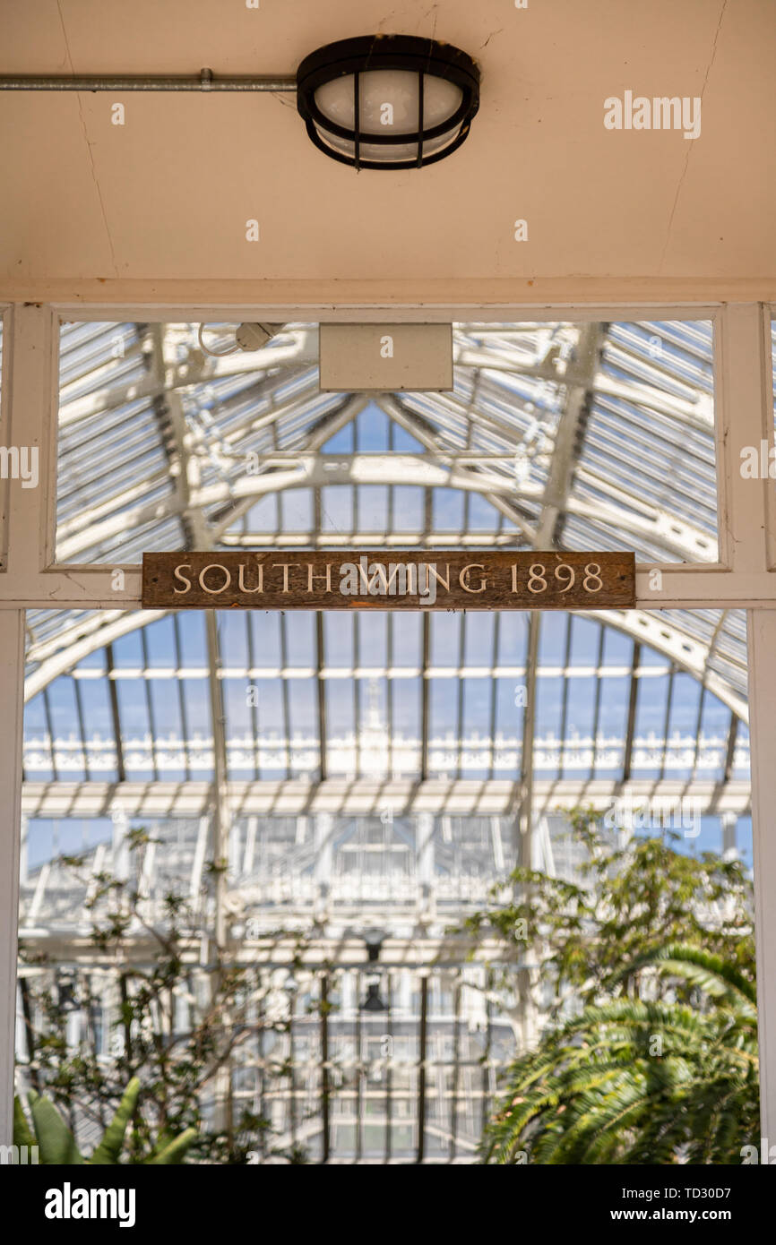 La porte de l'aile Sud de l'Europe chambre à Kew Gardens Banque D'Images
