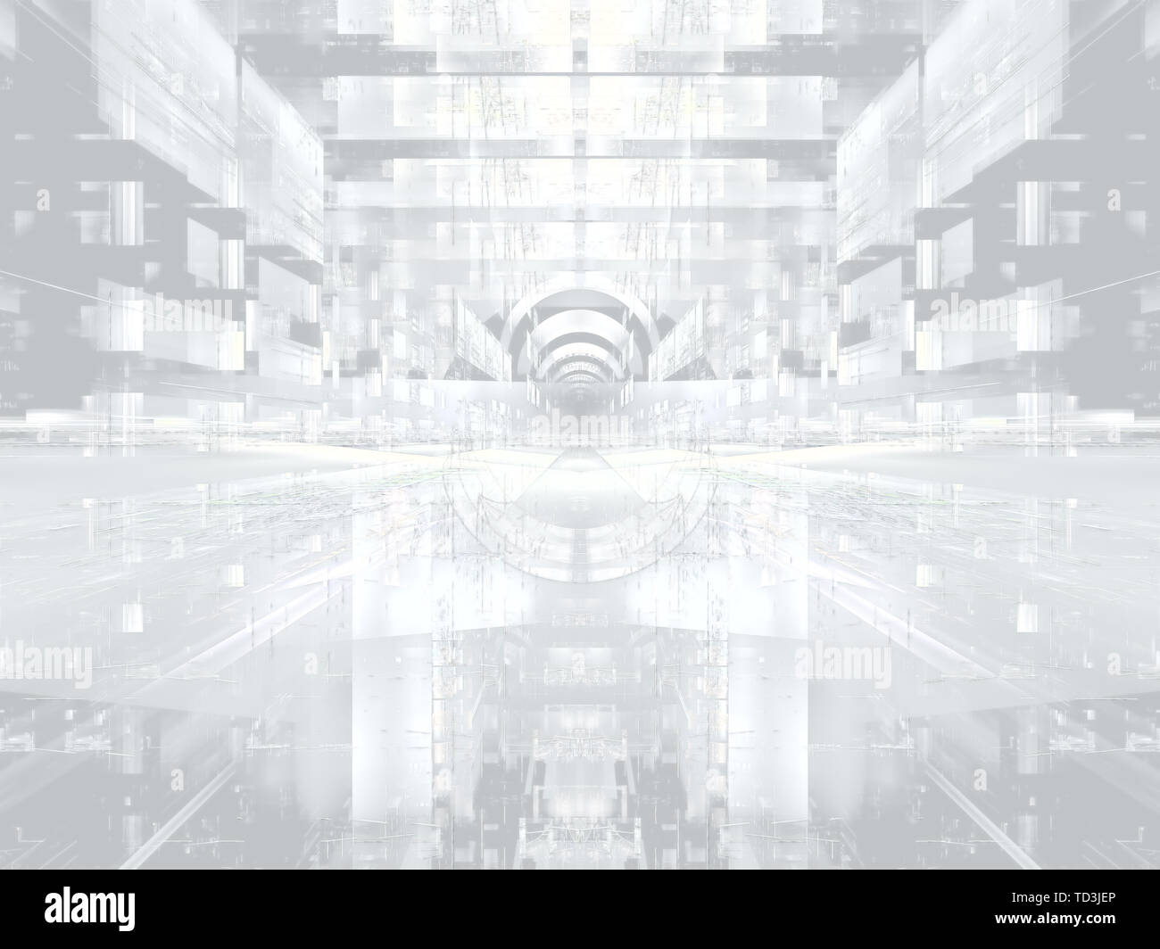 Arrière-plan de réalité virtuelle - abstract image générée numériquement Banque D'Images