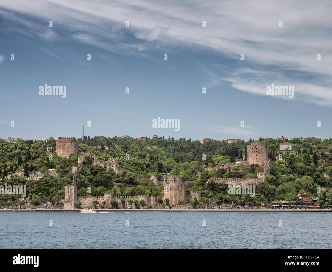 Citadelle forteresse Rumeli Hisari Bosphore à Istanbul, Turkey Banque D'Images