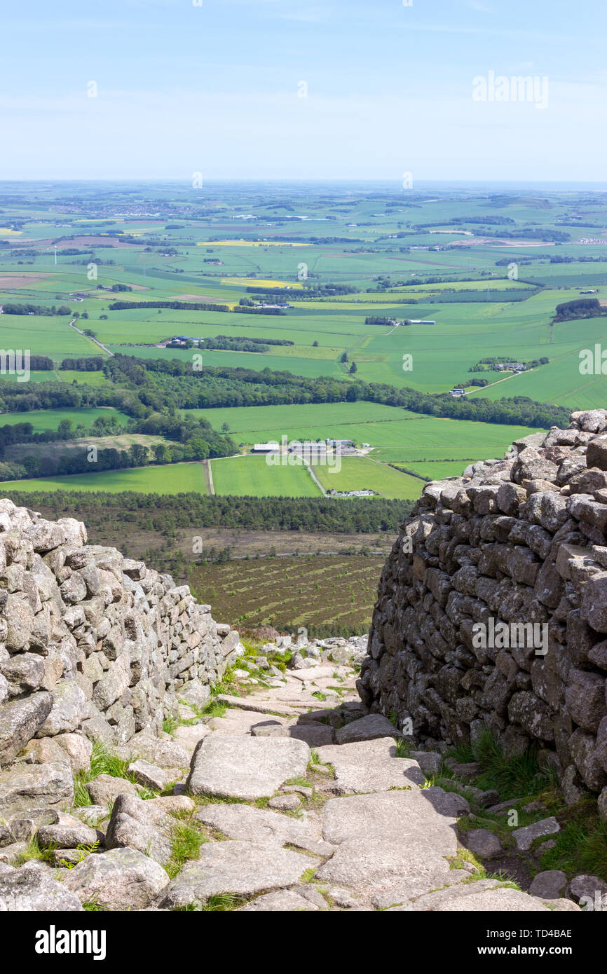 Paysage du côté de Bennachie, Ecosse Banque D'Images