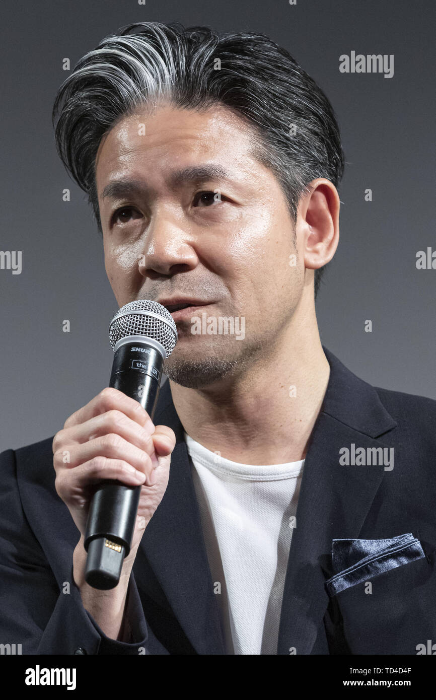 11 juin 2019 - Tokyo, Japon - directeur du Film Akira Nagai parle pendant un jury Talk Session pour les shorts de marque 2019 dans le cadre de la mini shorts Film Festival & Asia 2019 (SSFF & Asie) au Centre de conférences de l'Intercity Akasaka l'air à Tokyo. Le Short de marque marque 2019 courts métrages présentés publicité sociétés et les produits diffusés sur internet. L'SSFF & Asie 2019 est l'un des plus grands de l'Asie international short film festivals ont lieu à Tokyo du 29 au 16 juin. (Crédit Image : © Rodrigo Reyes Marin/Zuma sur le fil) Banque D'Images