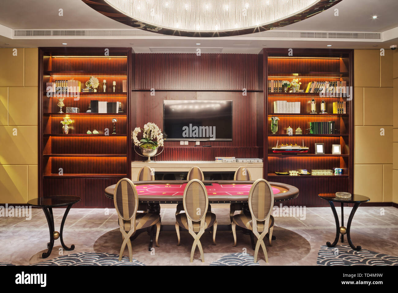 La Chine a fait des lampes rétro dans Dragon Hotel. Banque D'Images