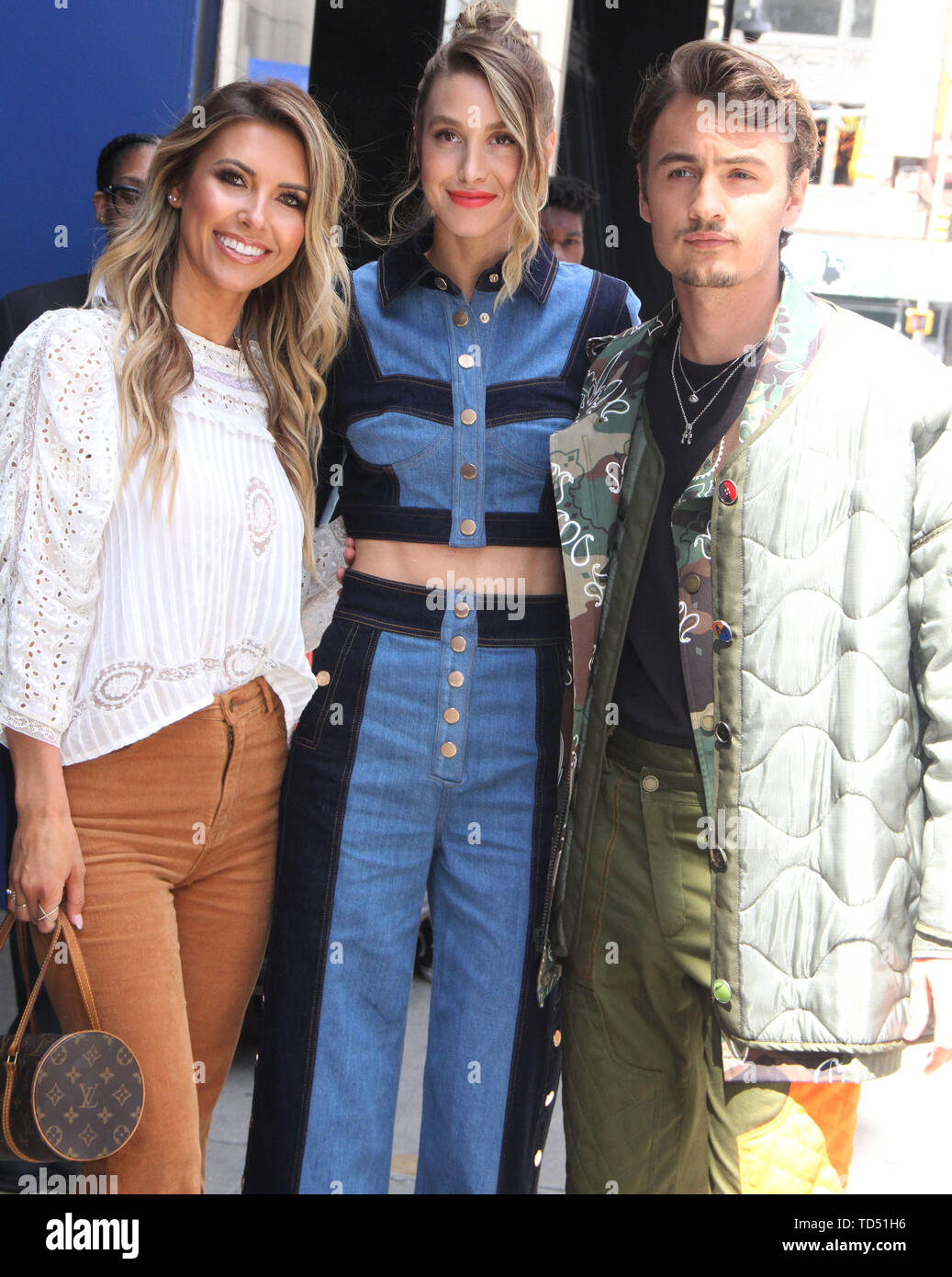 New York, NY, USA. 11 Juin, 2019. Audrina Patridge, Whitney Port et Brandon Thomas Lee à Strahan & Sara à New York le Jone 11, 2019. Credit : Rw/media/Alamy Punch Live News Banque D'Images