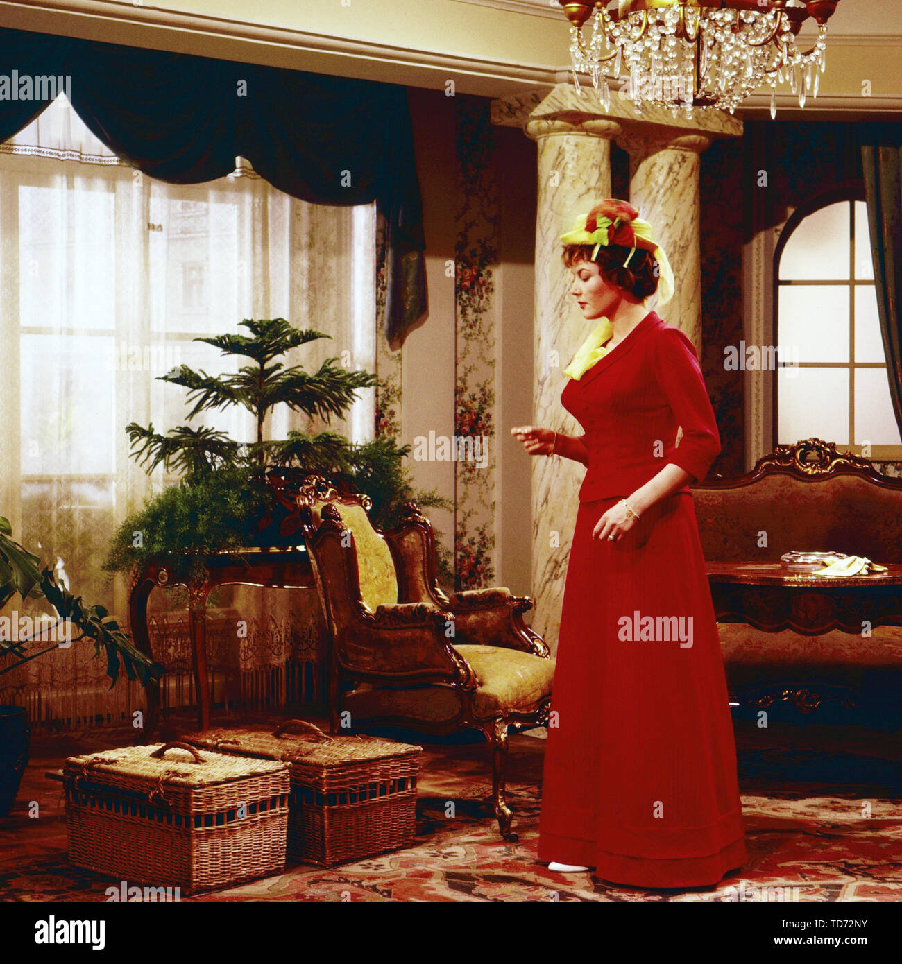 Renate Holm, deutsche Sopranistin Schauspielerin und Deutschland, 1950er Jahre. Soprano et actrice allemande Renate Holm, l'Allemagne des années 1950. Banque D'Images