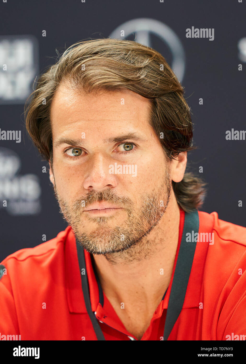 Stuttgart, Allemagne. 13 Juin, 2019. Conférence de presse avec l'ancien joueur de tennis professionnel Thommy HAAS, GER à l'ATP Tennis Open Mercedes sur l'herbe à Stuttgart , Juin 13, 2019. Crédit : Peter Schatz/Alamy Live News Banque D'Images