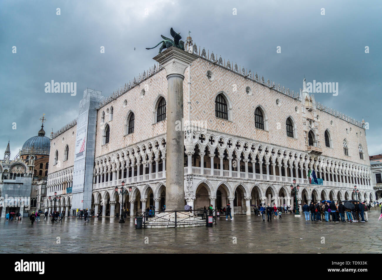 La Place Saint-Marc, San Marco, Venise, Vénétie, Italie Banque D'Images