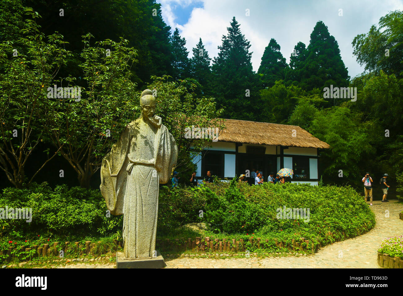 Jiangxi Lushan paysage photo, y compris la carte panoramique Pokou, broderie, carte panoramique de la vallée de fleurs telles que Qin Lake scenic la carte et ainsi de suite Banque D'Images