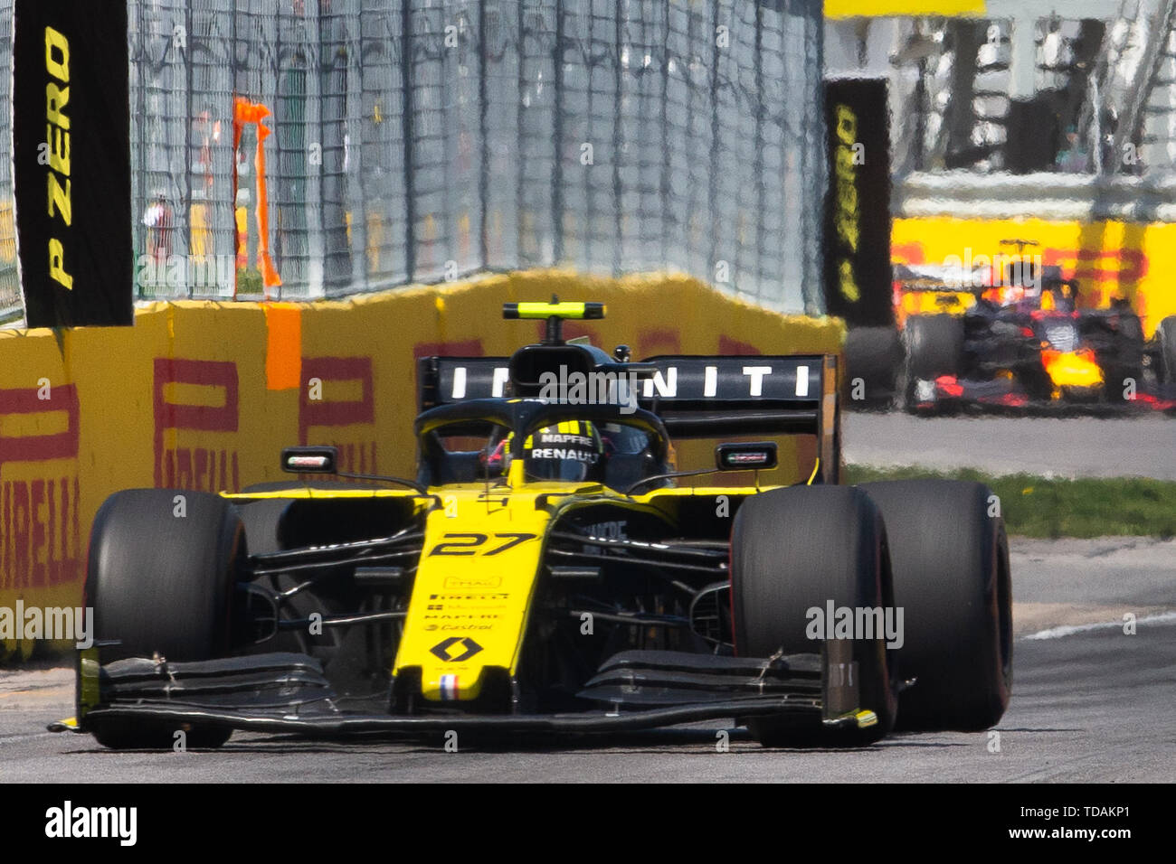 Juin 09, 2019 : Nico Hülkenberg pilote Renault (27) de l'Allemagne au cours de la Formule 1, Grand Prix de Montréal sur le circuit Gilles Villeneuve à Montréal, Québec, Canada Daniel Lea/CSM Banque D'Images