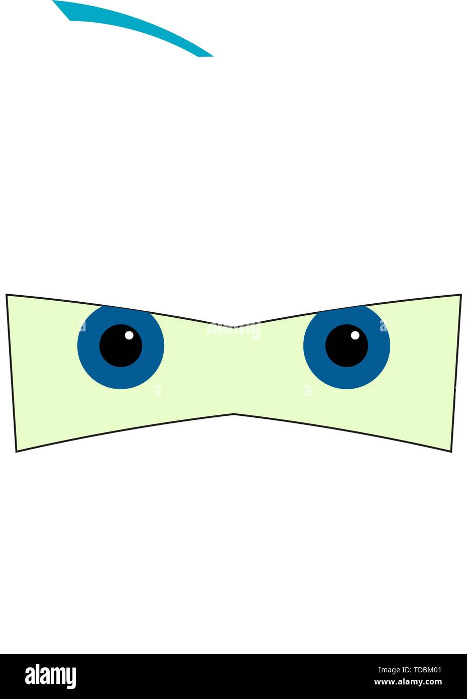 Yeux visage arrière-plan. Concept de héros. Vector EPS10 Illustration de Vecteur