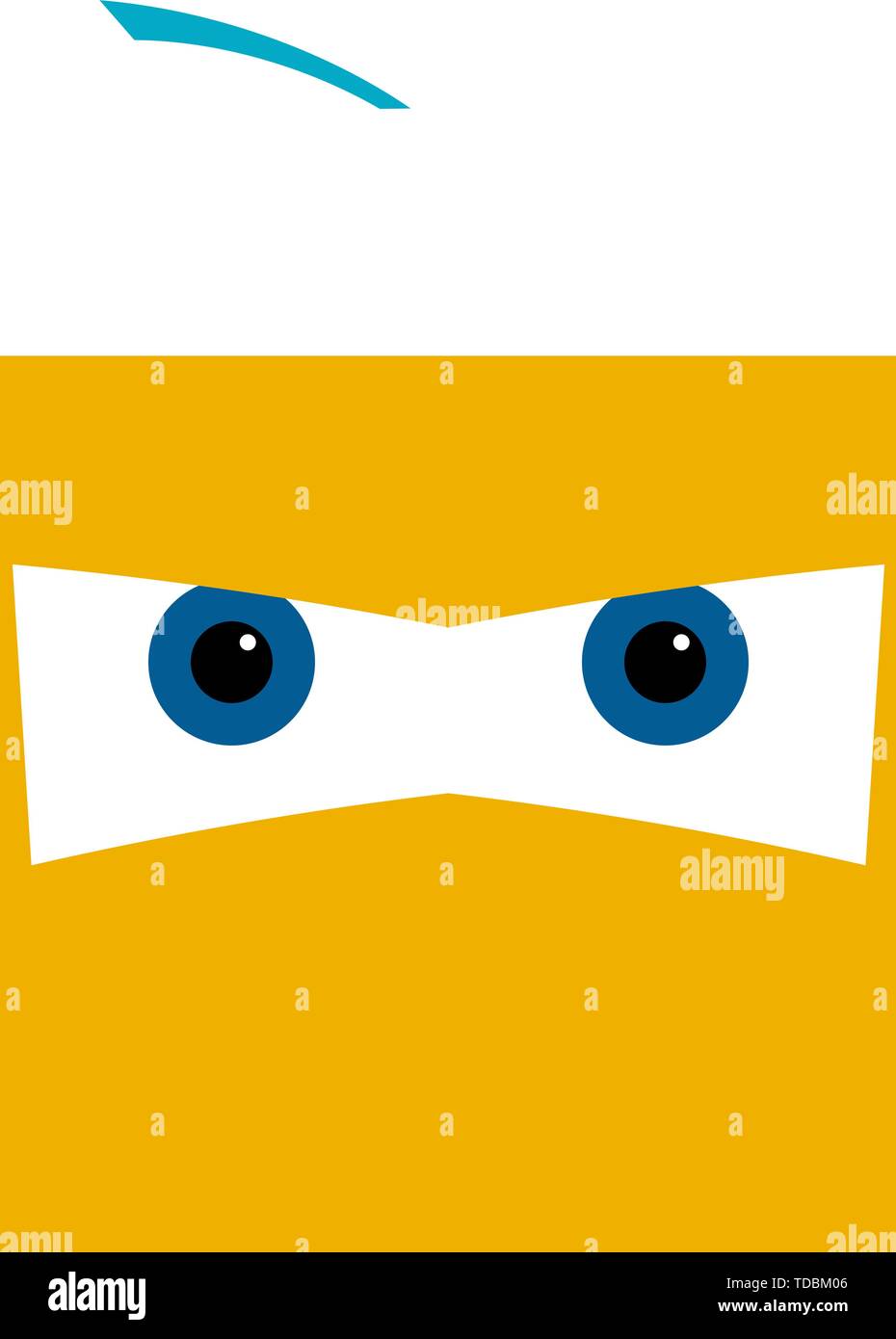 Yeux visage arrière-plan. Concept de héros. Vector EPS10 Illustration de Vecteur