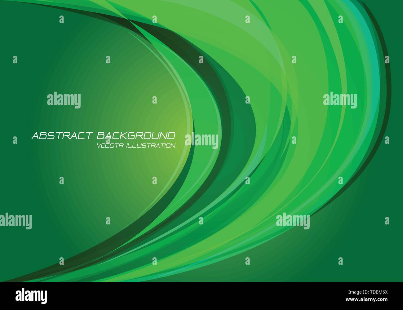 Abstract green design courbe de lumière de l'énergie dynamique luxe moderne technologie futuriste background vector illustration. Illustration de Vecteur