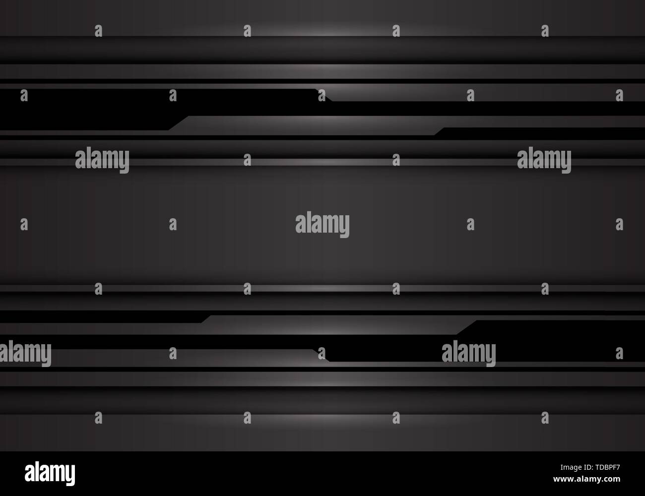 Gris foncé abstrait bannière sur ligne circuit noir moderne design futuristic background vector illustration. Illustration de Vecteur
