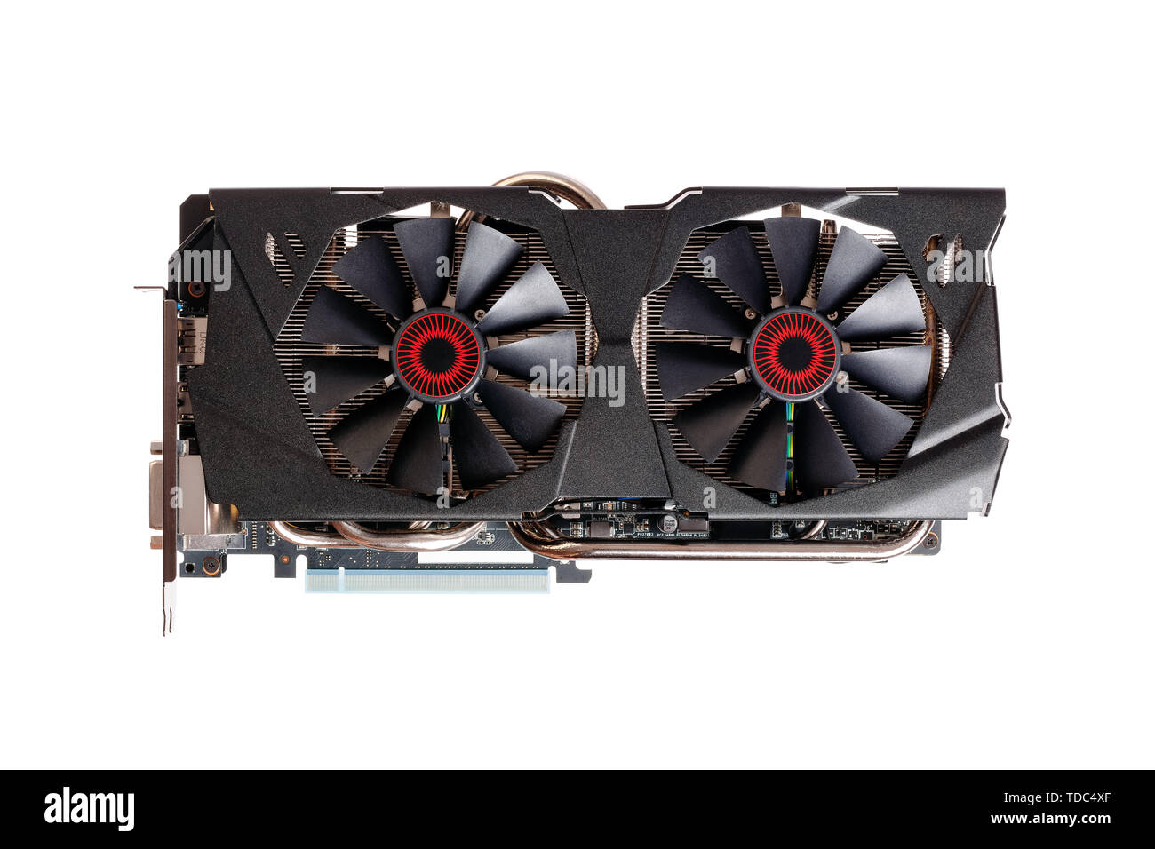 Hi-Fi proposés par TC Electronics ordinateur carte vidéo graphique isolated on white Banque D'Images