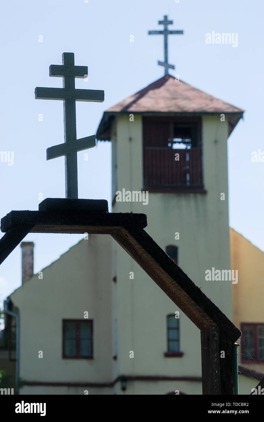 Vieux-croyants ou vieux Les ritualistes de l'Est de l'Église Orthodoxe monastère dans Wojnowo, Pologne. 3 juillet 2008 © Wojciech Strozyk / Alamy Stock Photo Banque D'Images