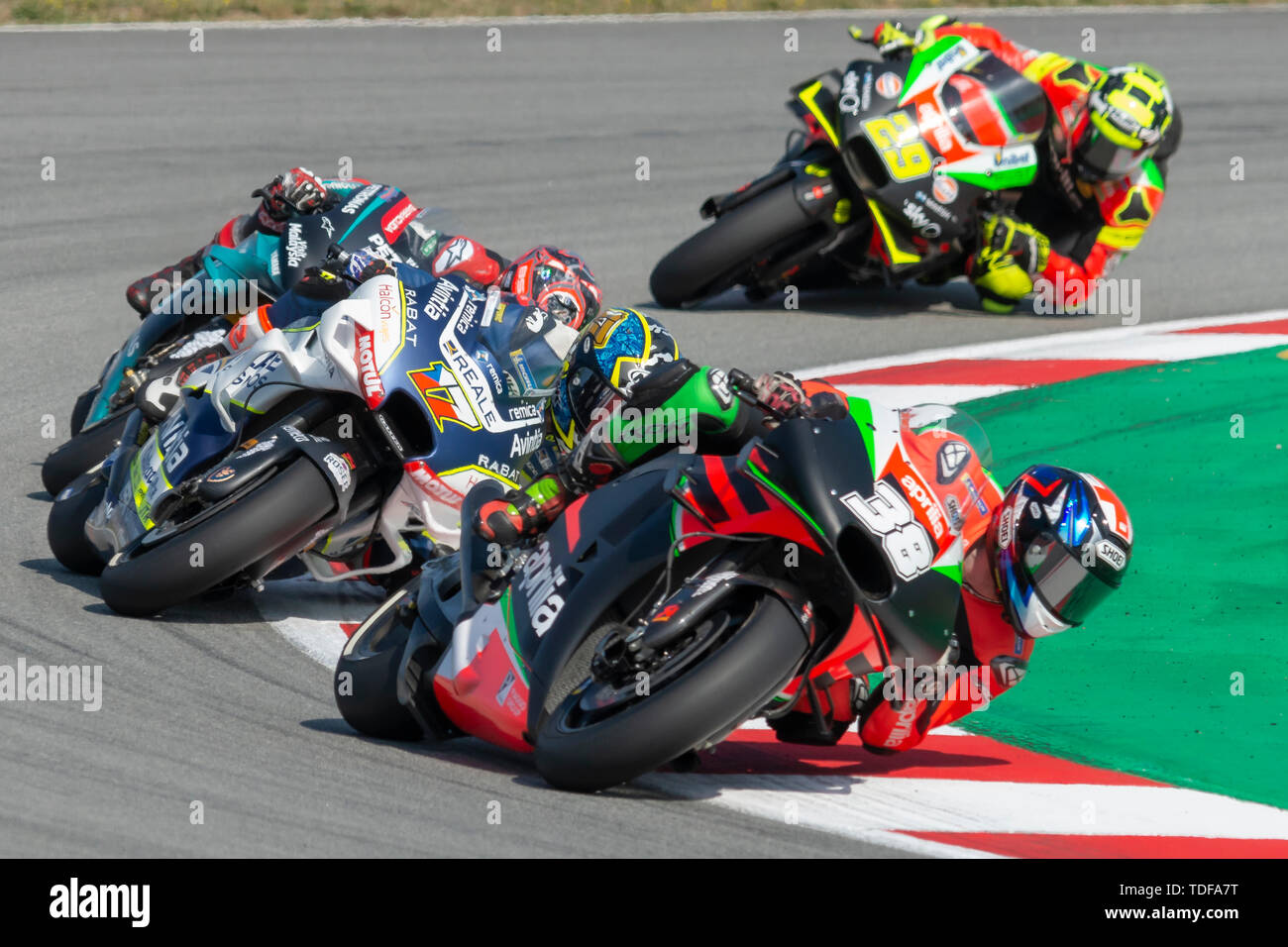 Bradley Smith. Grand Prix de Catalogne MotoGP sur le circuit de Catalogne. Barcelone, Espagne, Juin, 2019 Banque D'Images