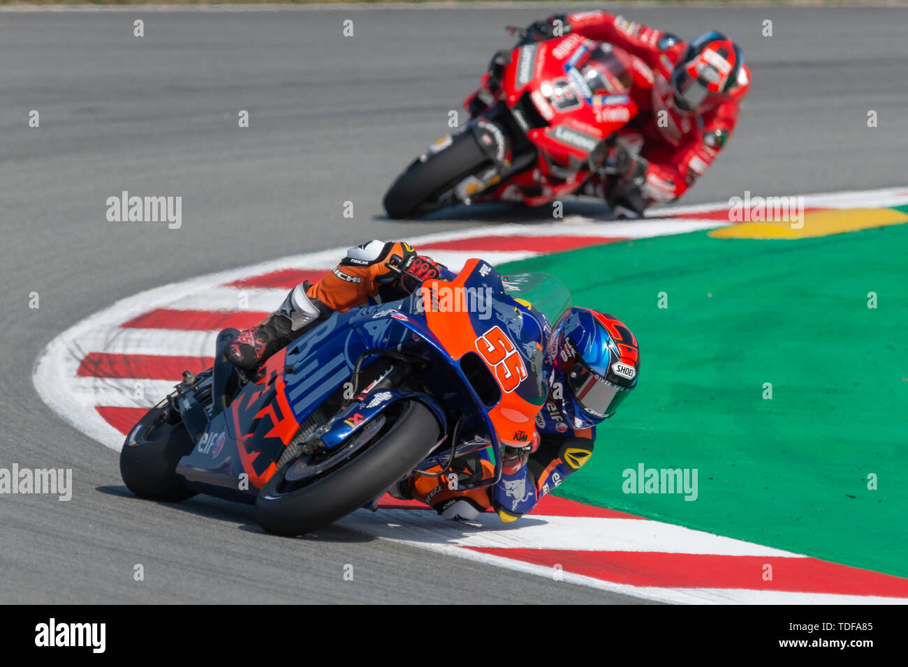 Hafizh Syahrin. Grand Prix de Catalogne MotoGP sur le circuit de Catalogne. Barcelone, Espagne, Juin, 2019 Banque D'Images