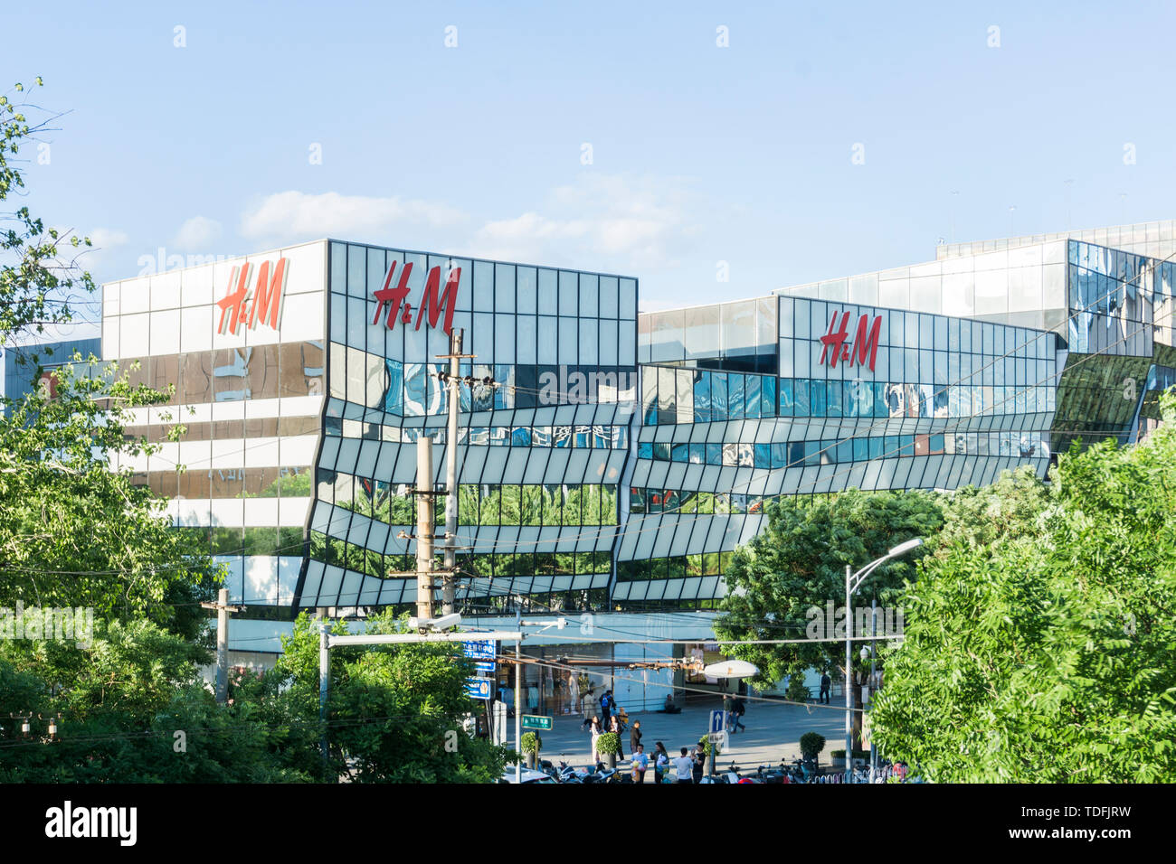 H & M Store de Sanlitun, Banque D'Images