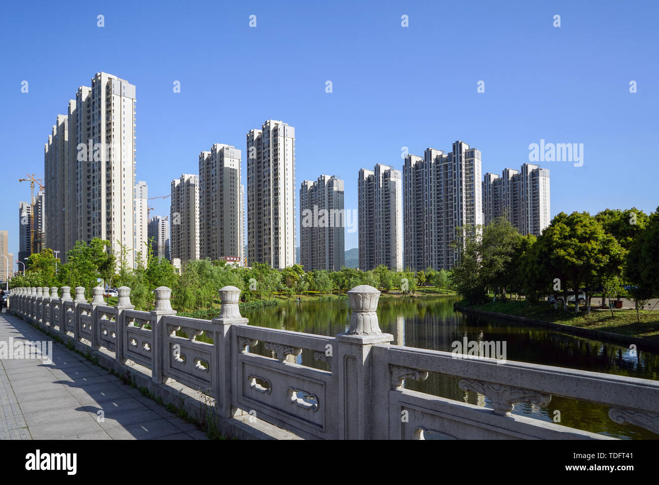 La ville de Ningbo Beilun, Bâtiment Banque D'Images