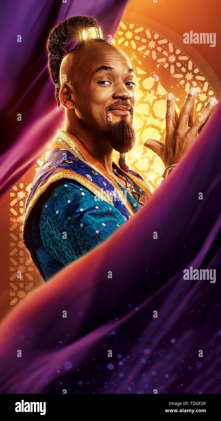 WILL SMITH Dans ALADDIN (2019). Credit : WALT DISNEY PICTURES/LIN ...