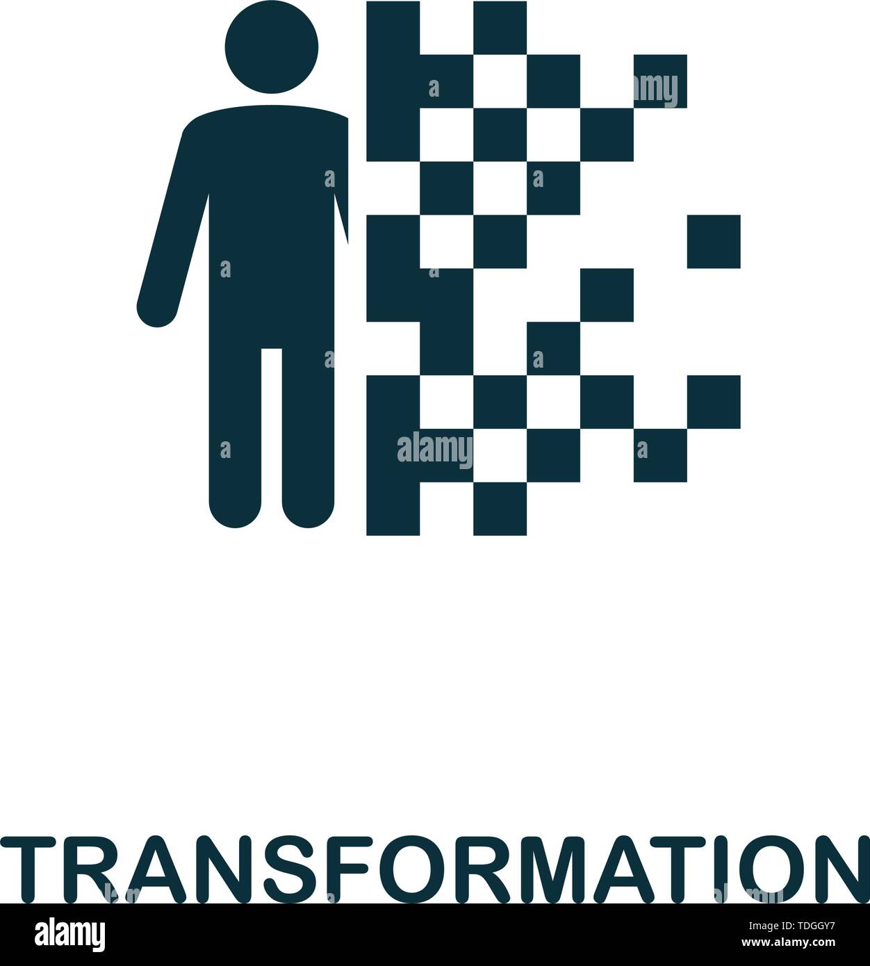 Transformation du corps humain Banque d'images vectorielles - Alamy