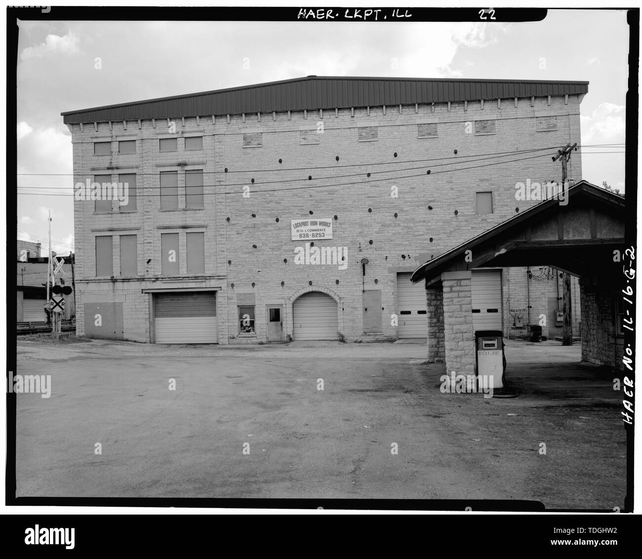 NORTON and CO. ET DU CHARBON DE L'entrepôt d'immeuble. - Lockport Historic District, Norton and Company Entrepôt, Lockport, Comté de Will, IL Banque D'Images