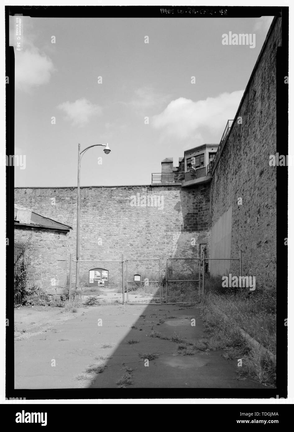 Tour de garde nord-est, à l'est de la cour, face au nord - au Pénitentiaire de l'État, 2125, avenue Fairmount, Philadelphie, comté de Philadelphie, PA Banque D'Images