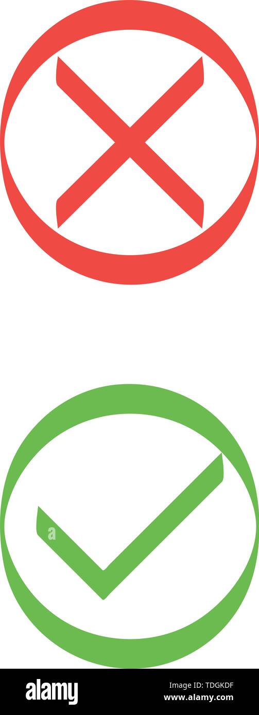 green tick red cross banque d image et photos alamy https www alamyimages fr fine ligne coche d icones coche verte et de la croix rouge de coches ligne plate icons set vector illustration isole sur fond blanc image249302187 html