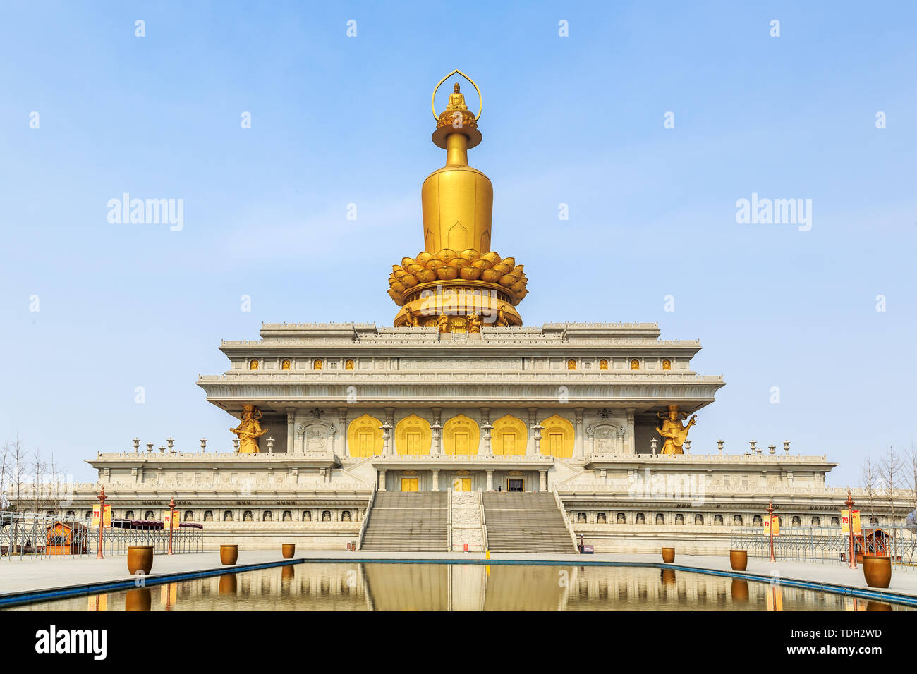 Trésor Lingguang Hall, Parc Culturel de Xinglong, Yanzhou Shandong Province, Banque D'Images