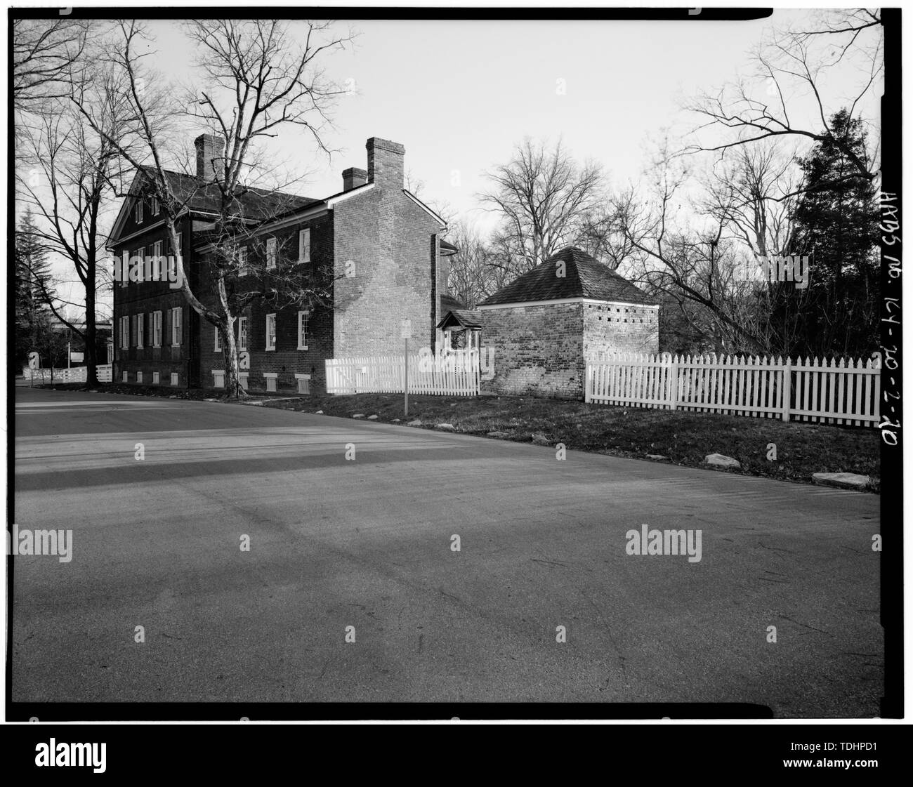 Vue DU NORD-OUEST DE L'ÉLÉVATION ARRIÈRE, format horizontal - Liberty Hall, principales rues et Wilkinson, Francfort, Comté de Franklin, KY ; Jefferson, Thomas ; Brown, John ; Brown, Mason Banque D'Images