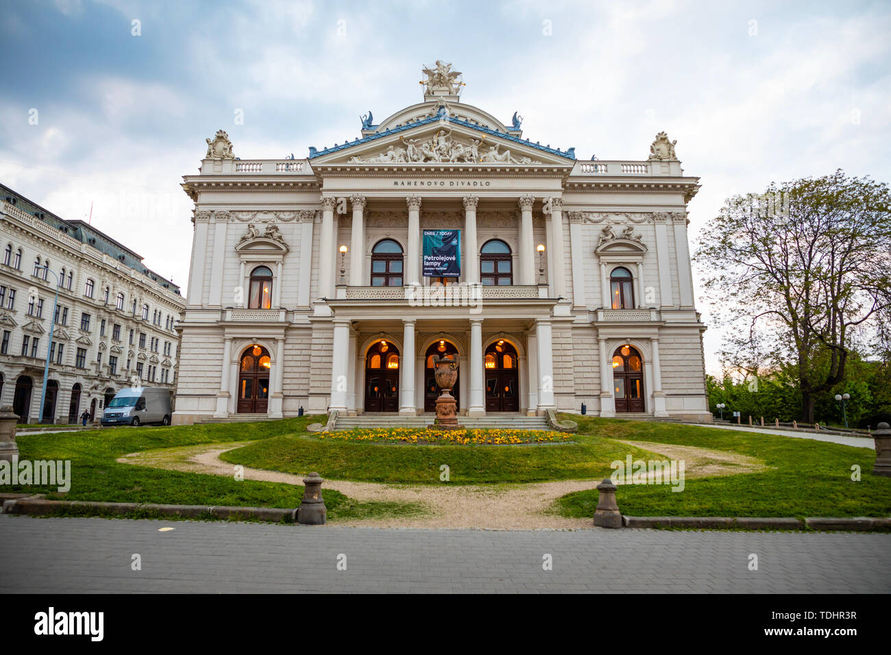 Brno, République tchèque - 3.05.2019 : théâtre Mahen, qui est situé à Brno Malinovsky Square, République Tchèque Banque D'Images