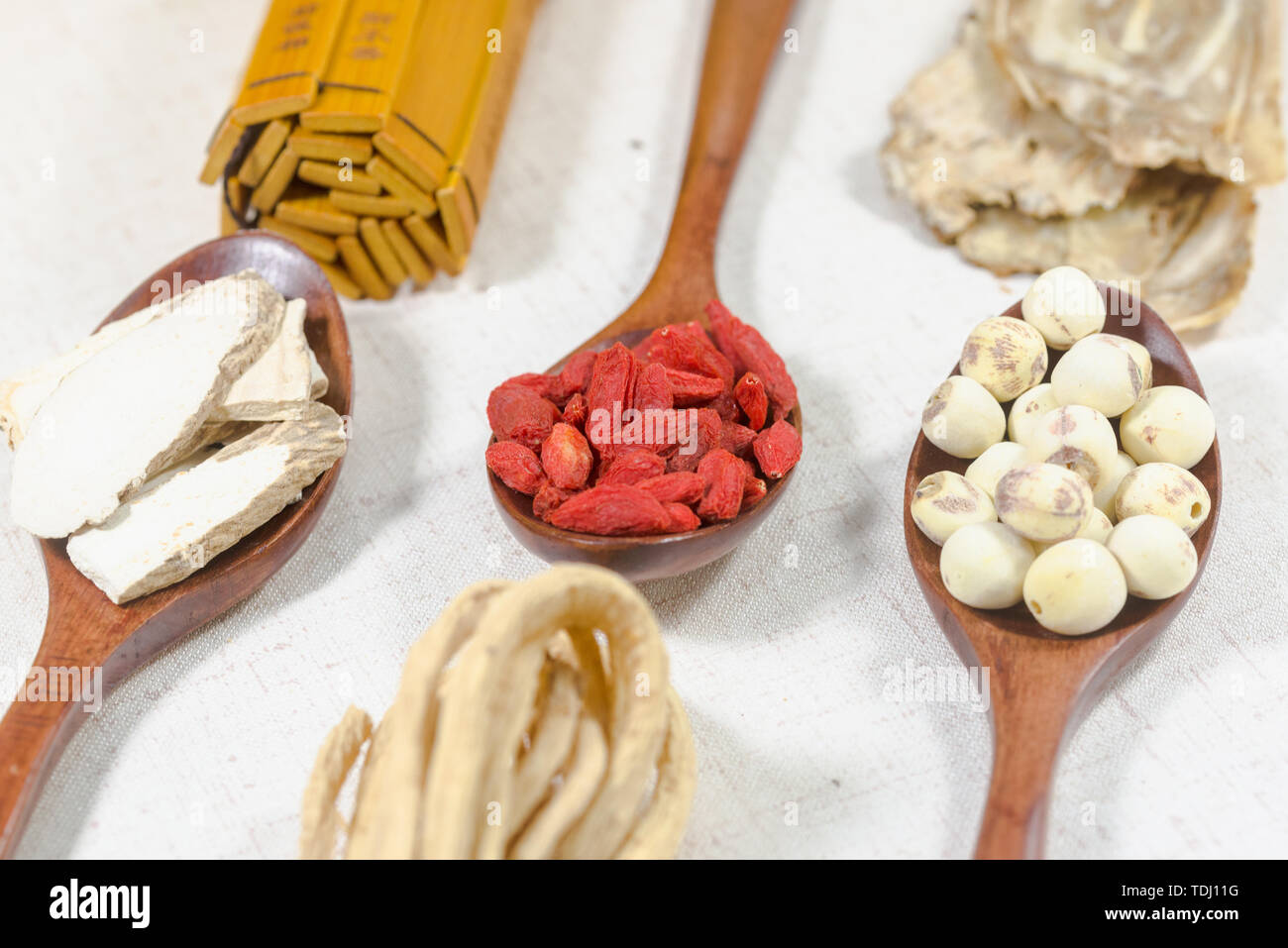 Composition de plantes médicinales chinoises Banque D'Images