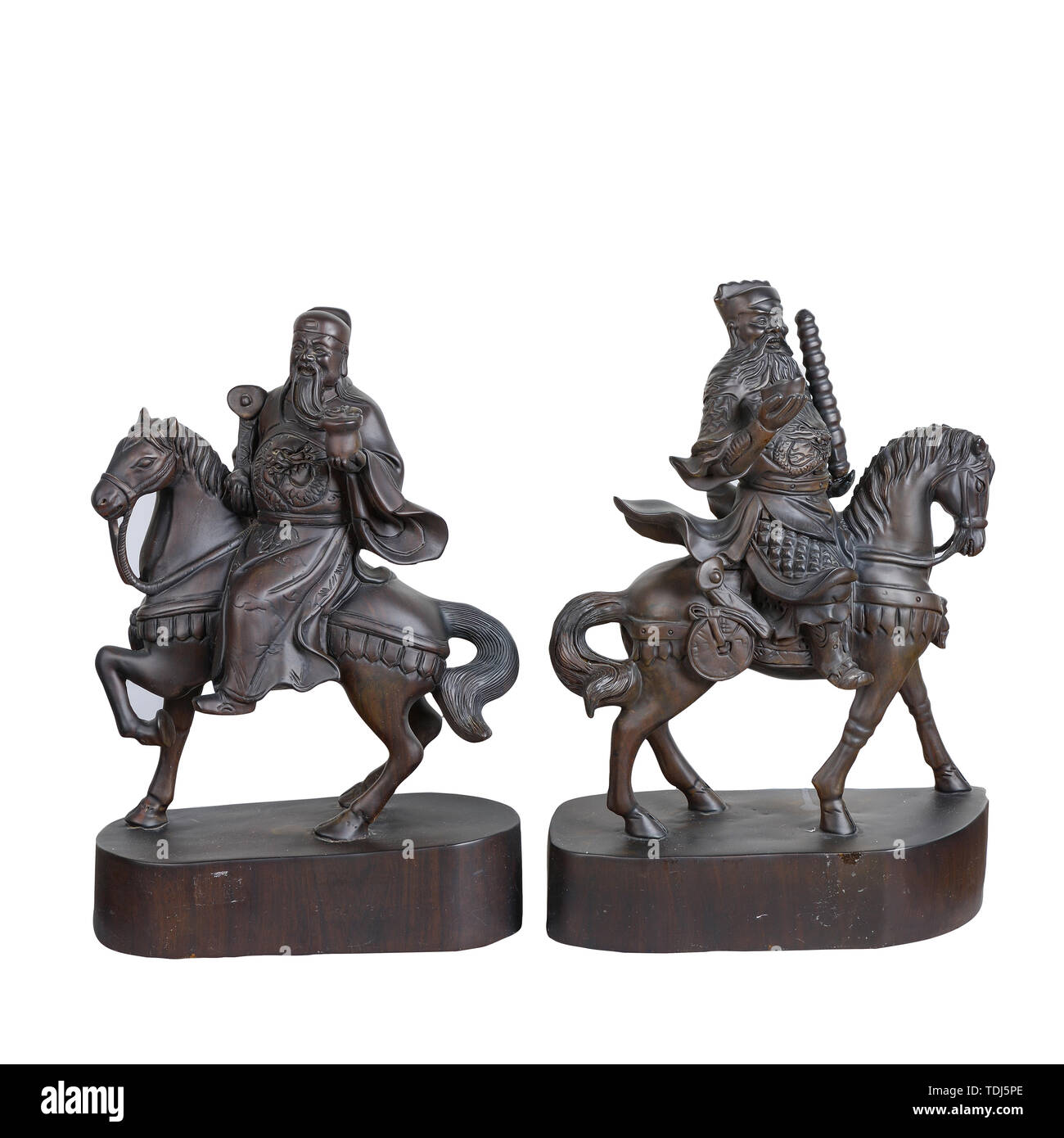 Putian Xianyou statue santal noir Banque D'Images